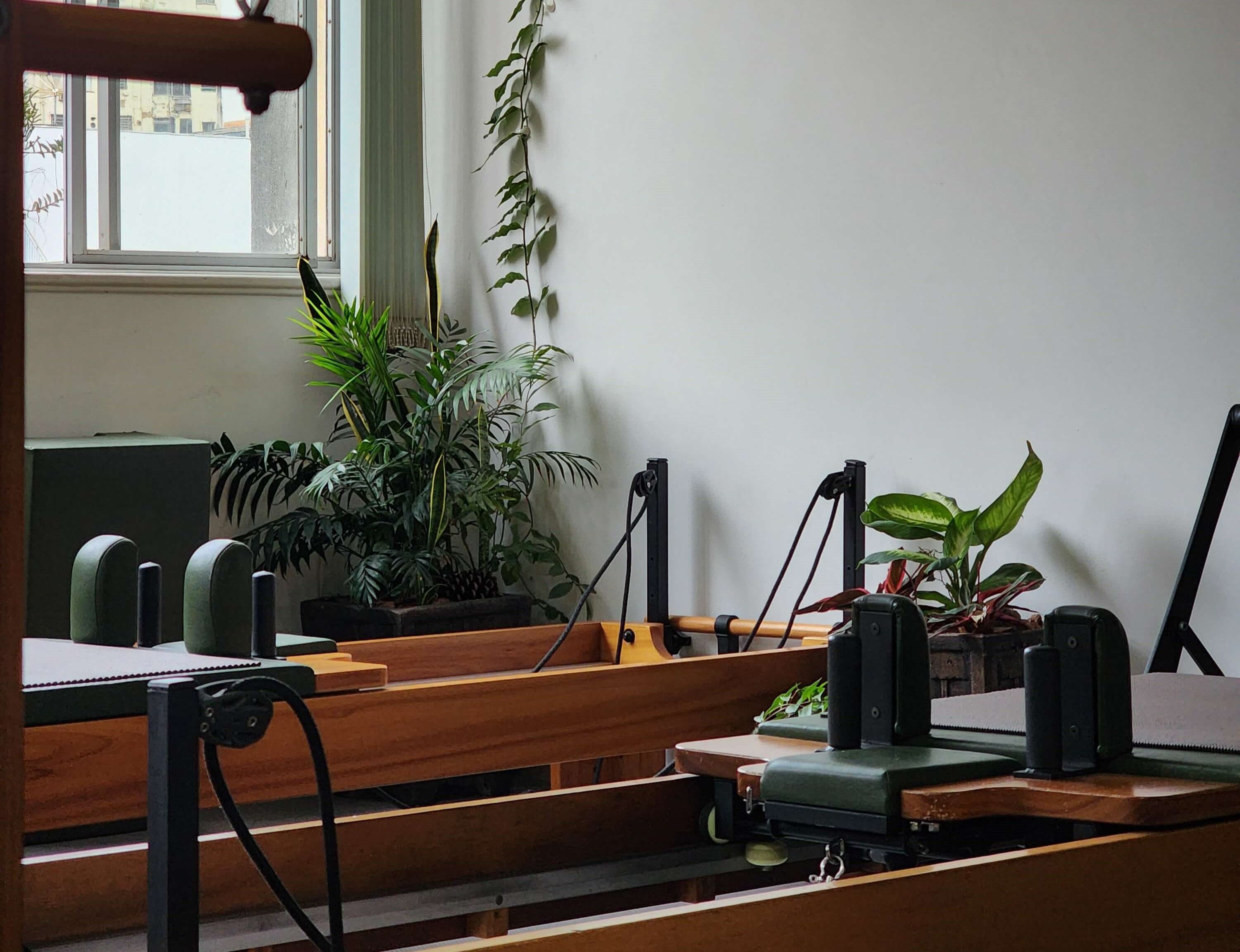 Sala de aulas do Bem Pilates Studio